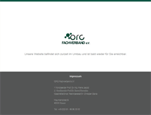 Tablet Screenshot of orc-fachverband.de